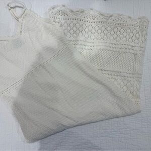 Freshman Ivory Knit Dress